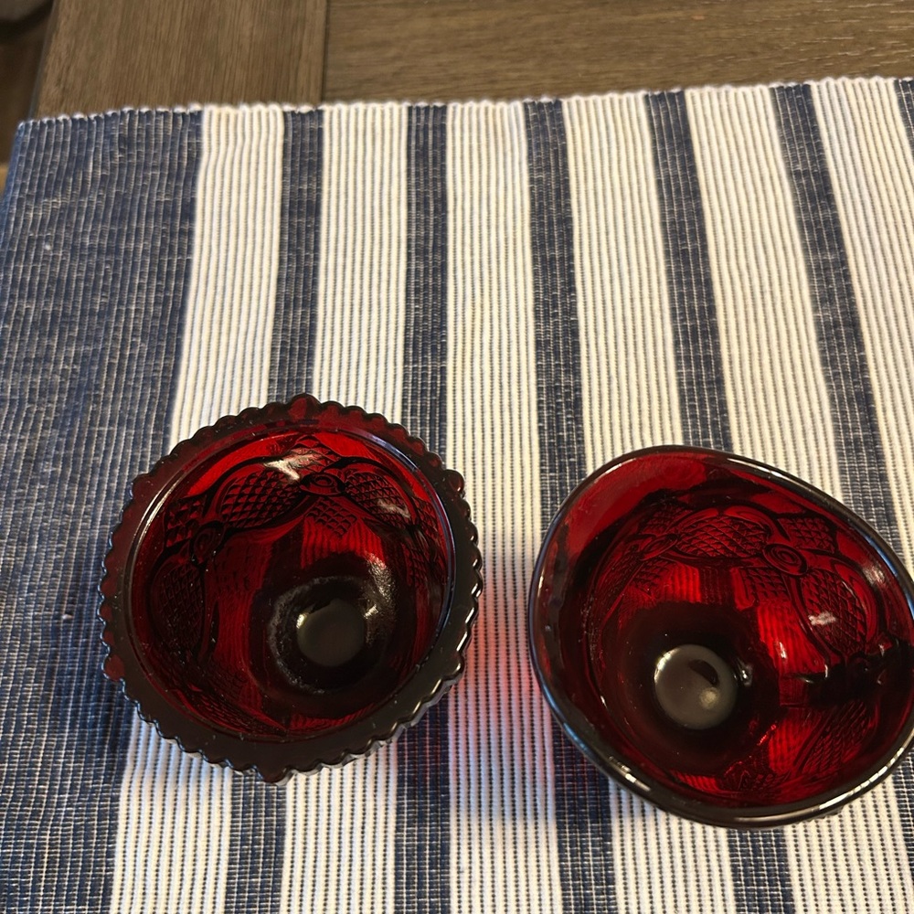 Avon Cape Cod Red Ruby Collection Set - Picture 7 of 7